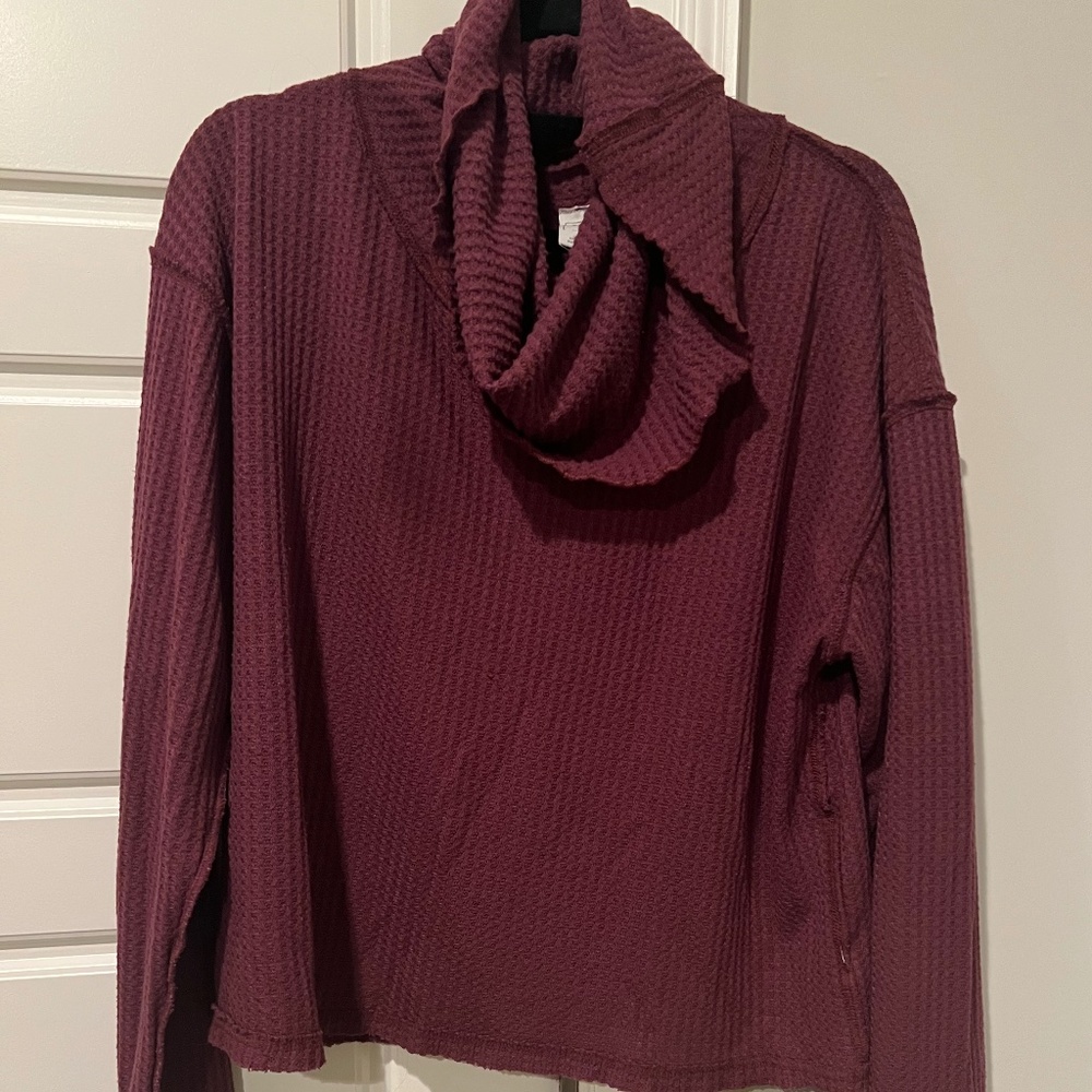 Free People Cowl Neck Sweater